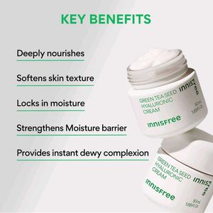 pack of 3, Green Tea Seed Hyaluronic Cream