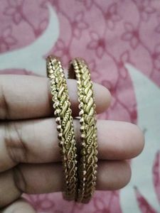 Elegant Gold-Plated Bangles
