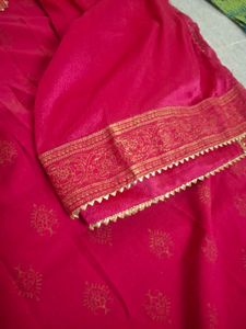 Vibrant Pink Embroidered Kurta