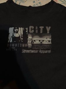Graphic Print "City" T-Shirt