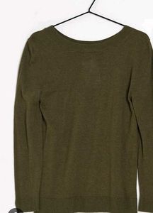 Olive Green Pullover Sweater