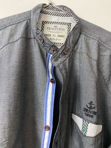 Grey denim shirt