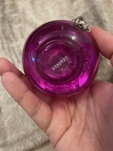 Empty Versace Dylan Purple Perfume Bottle