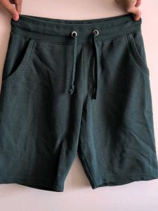 Max Collection Men's Dark Green Sweat Shorts