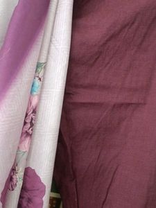 mauve Kurta Set with Dupatta