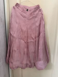 Satin Balloon Skirt