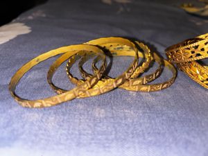 Set of Vintage Gold Bangles