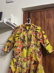 Vibrant Floral Print Kurta