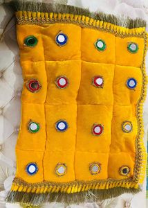 Laddu Gopal Fancy Rajiyi Bedsheet Colour Yellow 💛