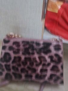 Leopard Print Crossbody Bag
