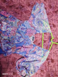 Boho Paisley Print Midi Dress