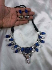 Any 1 Durzzy Stone Hasli necklace set