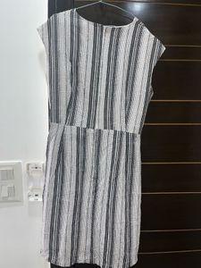 Stylish Striped Wrap Dress