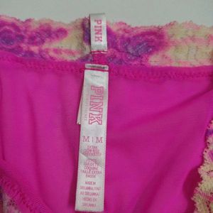 Lace Briefs with Floral Print