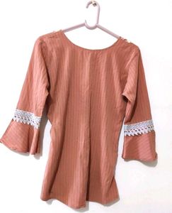 Elegant peach Top