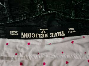 true religion black jeans