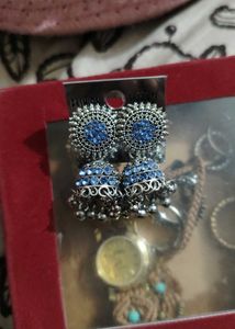 Elegant Ethnic Jhumka Earrings Set