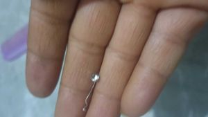 Unique Wavy Nose Ring 100% original silver