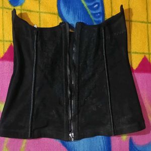 Black Corset Style Blouse