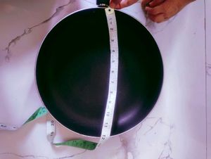 very big nonstick pan