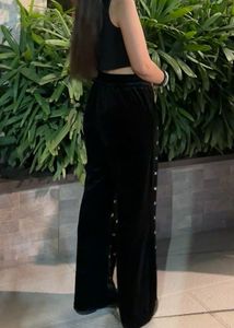 Stylish Black Printed Pants