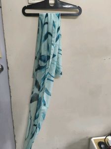 Stylish Blue &amp; Teal Abstract Dupatta Scarf