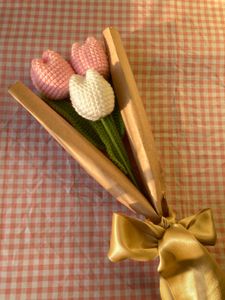 Crochet Tulip Bouquet