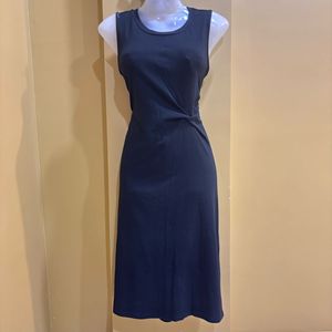 Classic Black Sleeveless Midi Dress