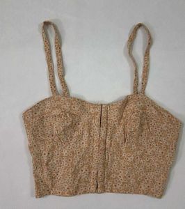 Pinteresty Floral Print Crop Top