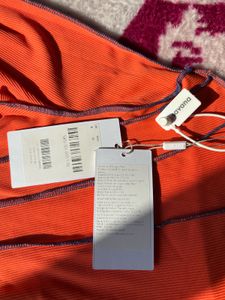 Orange Long Sleeve Mini Dress