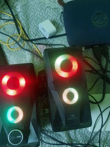 Zebronics Speaker Colour ful Light Running