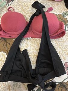 Bikini Tops - Pink &amp; Black