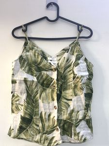 Leaf Print Camisole Top