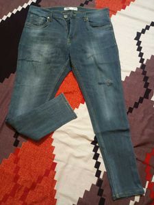 Zara Distressed Denim Jeans