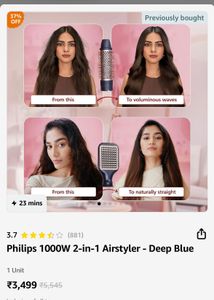 Philips  2-in-1 blow dry brush