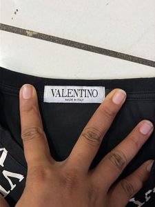 Black VLTN All Over Print T-Shirt
