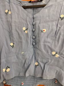 Floral Embroidered Top