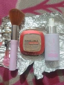 L'Oreal Infallible Foundation & nybae Setting Spra