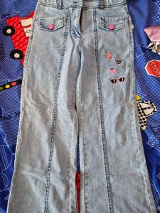 Cutecumber Girls jeans with adjustable waistLight