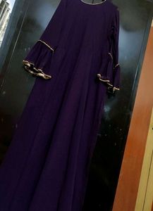 Purple 🟣 Partywear Gown For 42 Bust