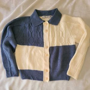 (O!OiCollection) Cable-Knit Collar Cardigan 🧶✨