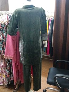Party Wear Velvet Tracksuit - Stylish and Comfy!