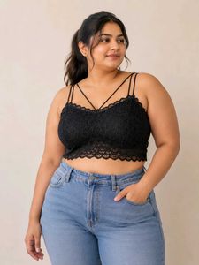Lace Bralette Crop Top