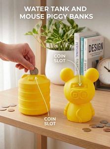 Mickey Mouse + water Tank :  Piggy Bank