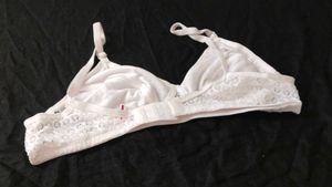 White Lace Bra