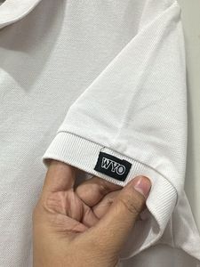 New Sealed WYO Classic White Polo T-Shirt
