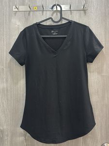 Classic Black V-Neck T-Shirt