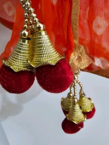 New Dupatta With Latkan