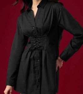 Chic Black Shirt Dress