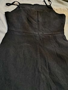 Classic Black Spaghetti Strap Dress